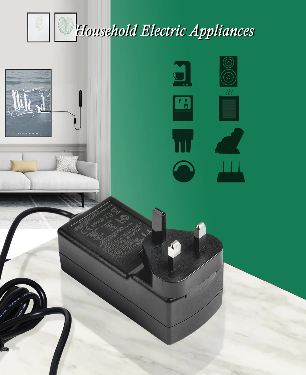 Factory 100-240v 50-60hz Adaptor 20v 24v 0.5a 500ma 600ma 650ma 750ma 850ma 1.5a 2a Replacement Ac To Dc Power Supply Adapter