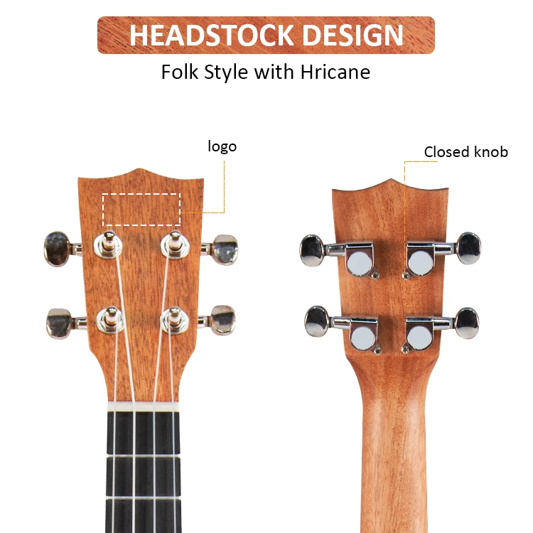 Музыкальный инструмент BESTUS, гитара из массива красного дерева, 24 дюйма, укулеле для концерта