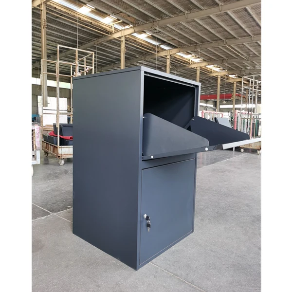 UAE Mailbox Large Parcel Drop Box Black Color Anti Theft Parcel Box Wall Mount Parcel Box Outdoor