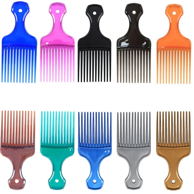 hot selling african wide wooden fabric vintage bridal hair pick combs