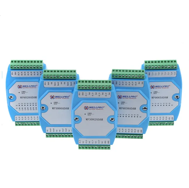  8DI 8DO цифровой входной и выходной модуль оптрон изолированный связи RS485 MODBUS RTU