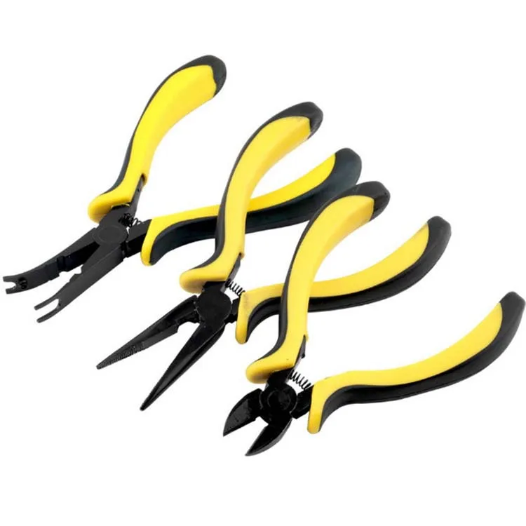Portable Stainless Steel Electronic Pliers Curved pliers for metal Needle nose long nose clamp pliers
