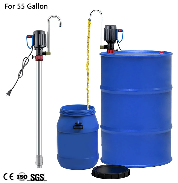 200l 55 Gallon switch automatic portable electric diesel fuel oil drum and barrel pumps