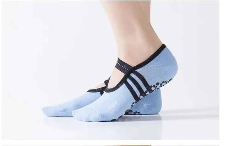 Cmax Wholesale Women Fitness Pilates Yoga Gym Dance Sports Exercise Anti Slip Socks Grip Cotton Non Slip Yoga Socks