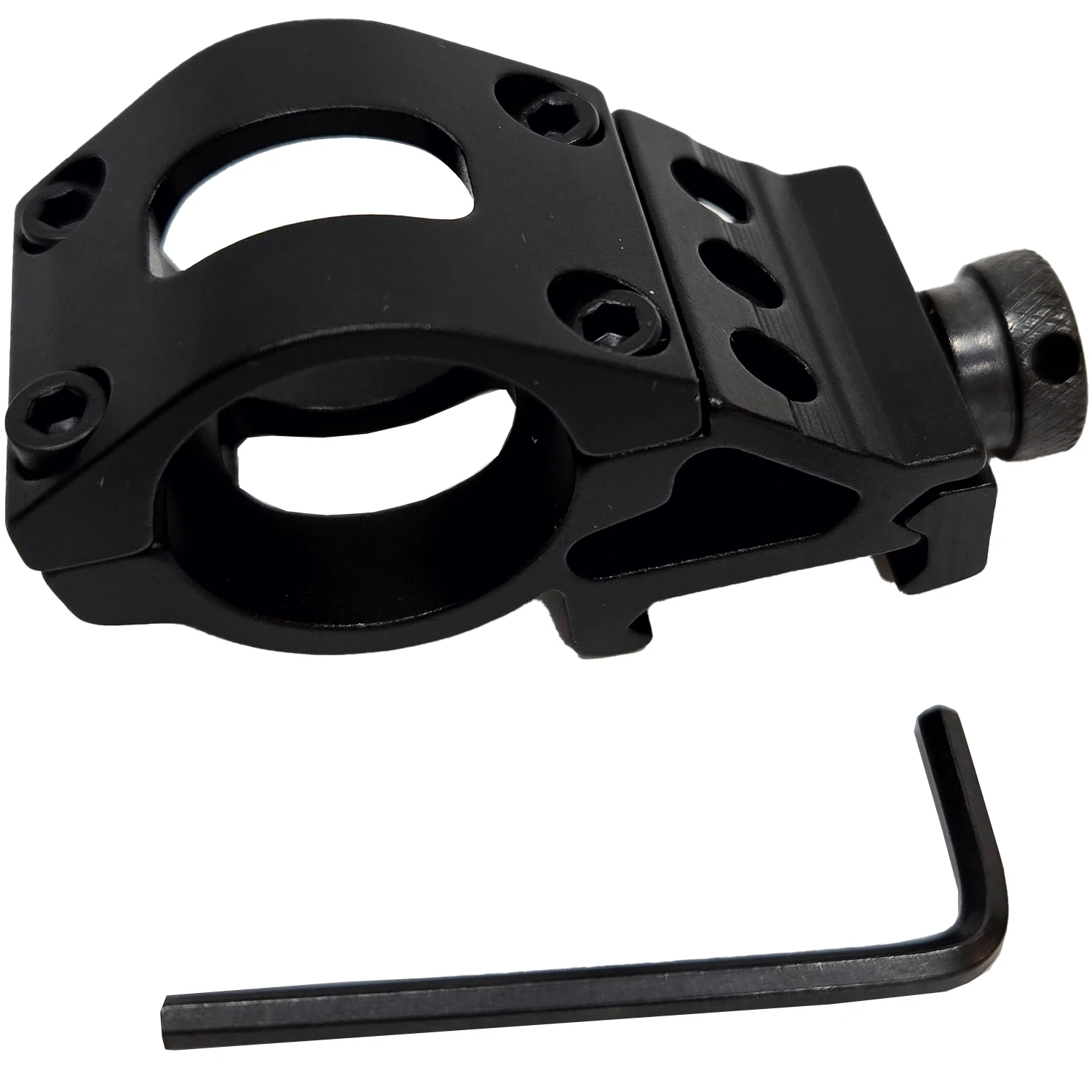 Hunting Aluminum Optic Sight Accessories Offset Ring Flashlight Mount 25.4mm Scope Mount