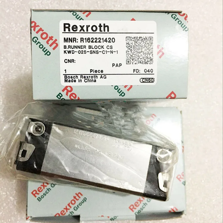 Rexroth Linear Guide Slide Block Rails R162281422 Linear Guide Block Bearing Linear Ball Bearing R162281422