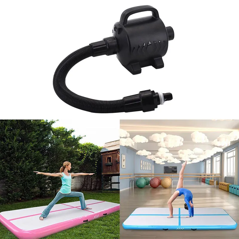 2024 Summer sale air track pump small portable Inflatable gymnastics mat electric air pump quick inflate pump