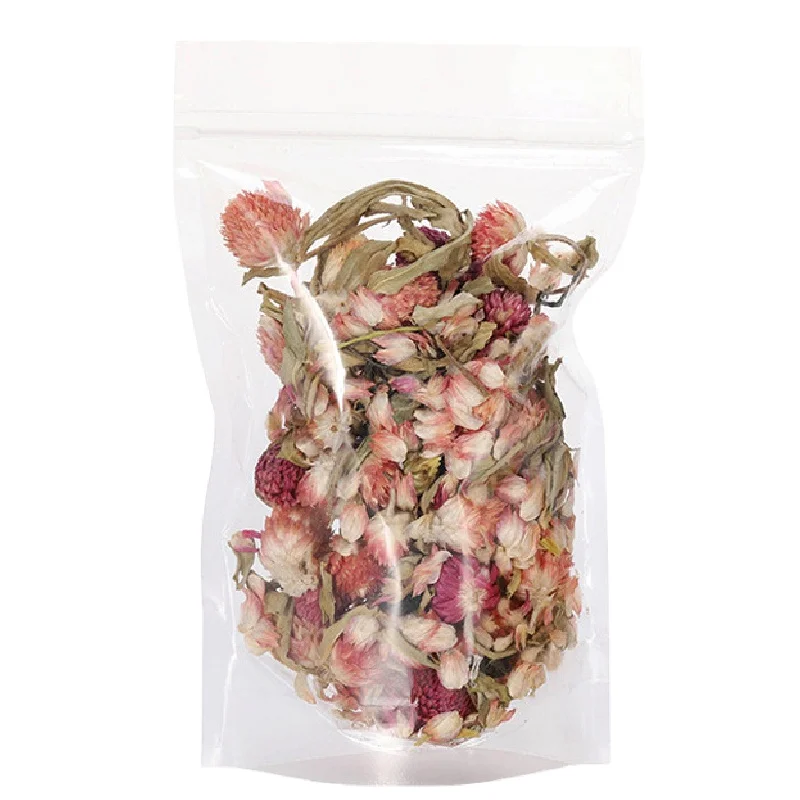 Factory Wholesale High-definition Transparent Food Packaging Zipper Standing Bag PET PE Packaging Bag For Snacks Candies Nuts
