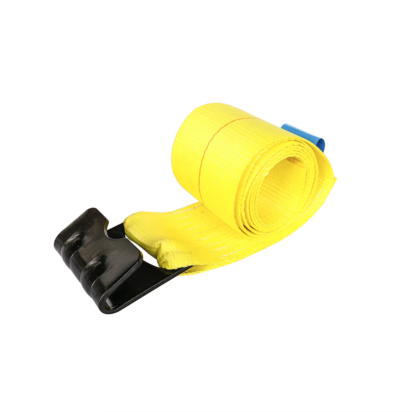 Ningbo direct manufacturer producing polyester ratchet tie down straps 4 inch 30ft 40ft winch straps with flat hook
