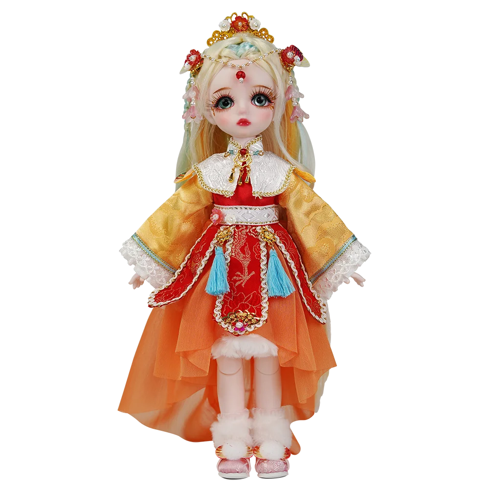 2024 New Year PVC 30CM Collection 28 Ball Jointed Dolls  BJD Prince Dolls Body for Girls gift