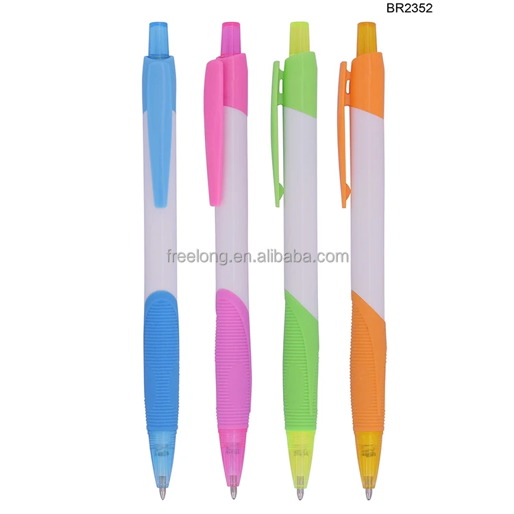 
The Fine Quality Custom Logo Retractable Ball Pen Plastic Full Colouresd Printed Ballpoint Pen 