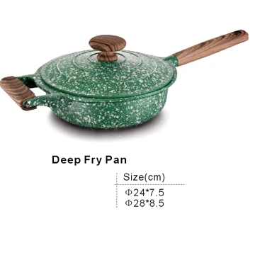 Granite Pot Ultra Nonstick Pots and Pans Set with Stone-Derived Coating Suitable for All Stove