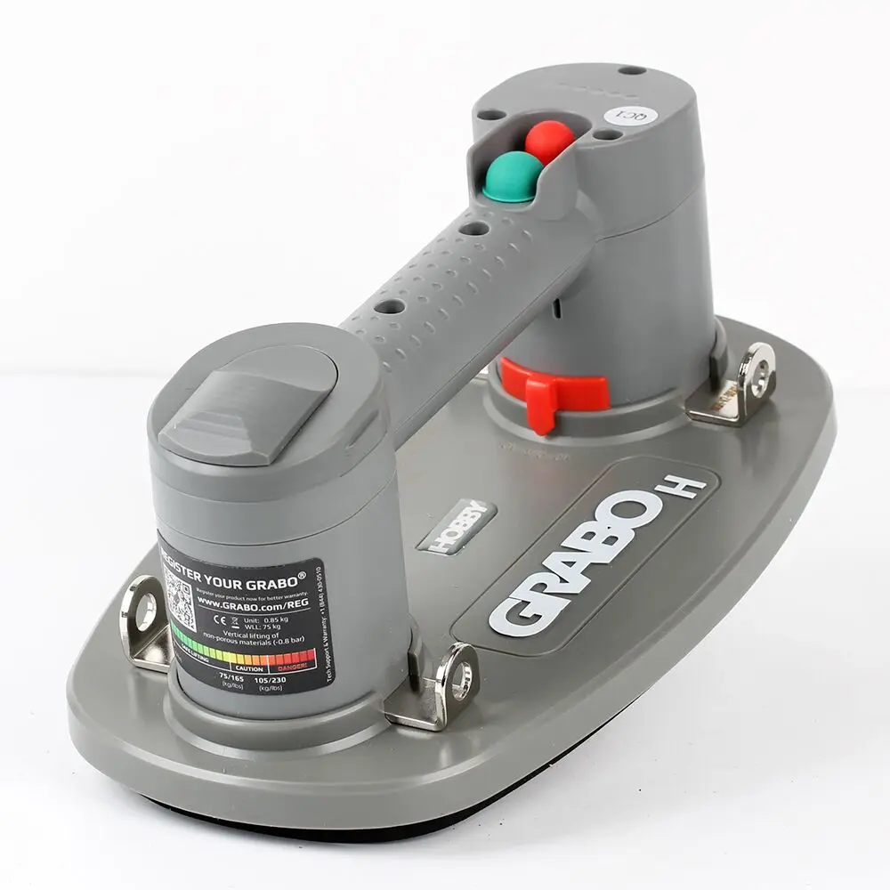 Grabo Hand Carry Tool H V2 Electric Vacuum Suction Cup lifter Sucker for Dry wall Wood tile marble quartz granite