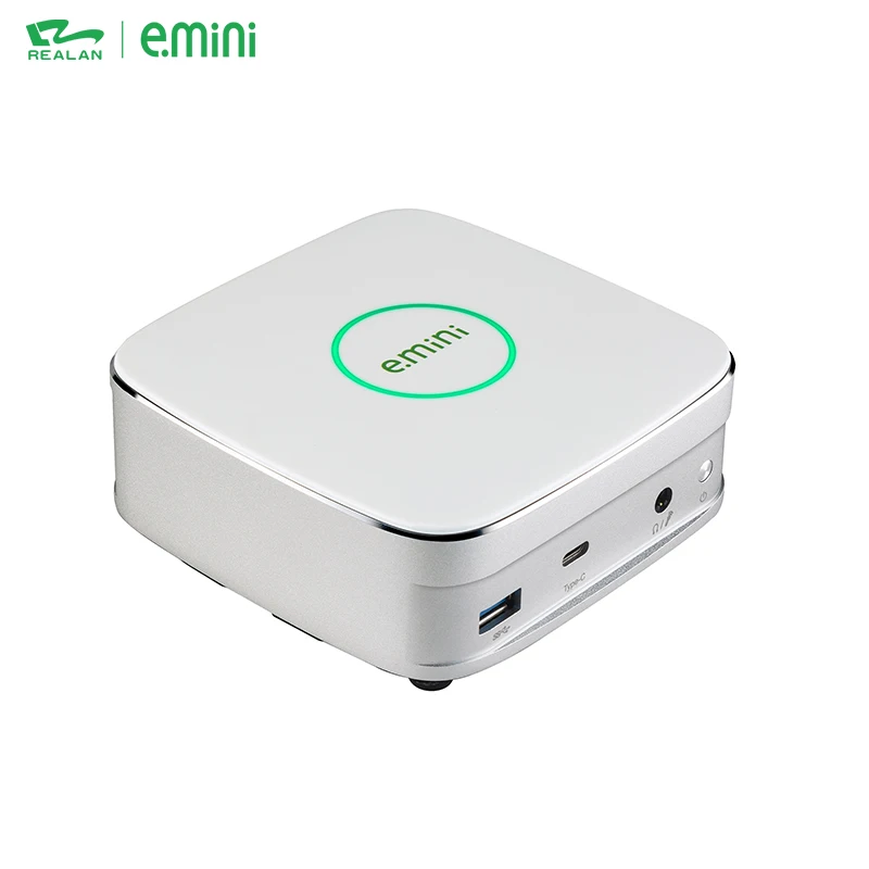 Realan Win 10 NUC intel Core i7 12V Desktop Mini PC Small Computer for office