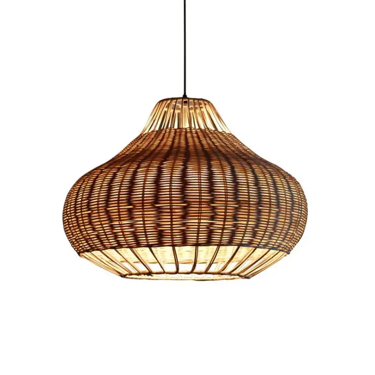 Southeast Asia style creative rattan woven chandelier lampshade