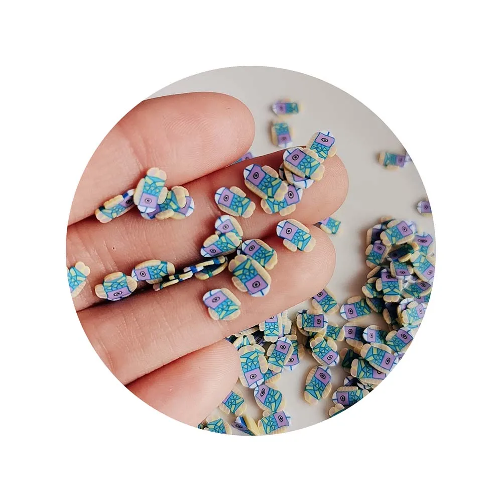 Bulk 500g 3D Ocean Sea Fish Polymer Clay Slice 5MM 10MM Cute Shape Hot Soft Sprinkles for Nail Art and Cellphone Decor