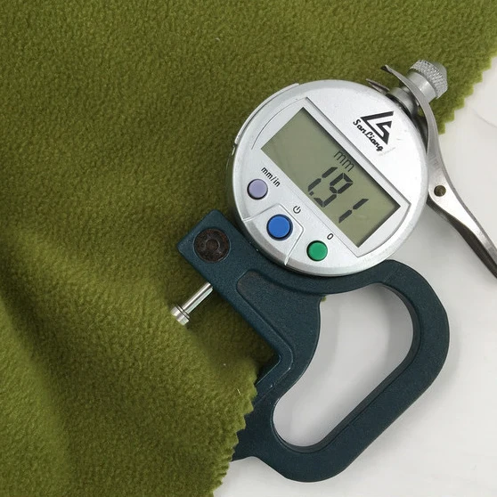 Custom Fleece Fabric 400 Gsm Double Side Brushed Anti-pill Heavyweight Plain Dye Fleece Fabric For Hoodie Blanket  Keep Warm