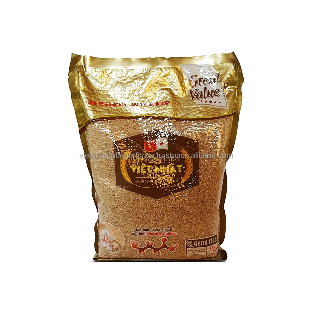 Top food brand in Viet Nam organic whole grain rice Viet Nhat Gaba germ rice safe choice for health
