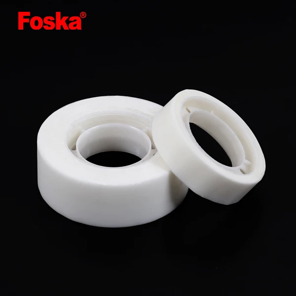 Foska Hot sale high sticky Invisible fastener Stationery Desktop Tape for Office  Adhesive Printed  Student Good Quality Tape