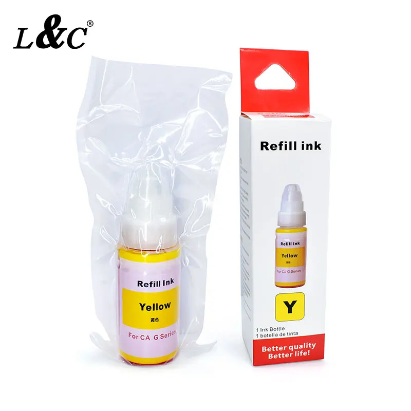 GI990 GI 990 GI-990 Premium Universal Compatible Bulk Water Based Dye Ink Refill Ink for Canon PIXMA Inkjet Printer G1310/G3310