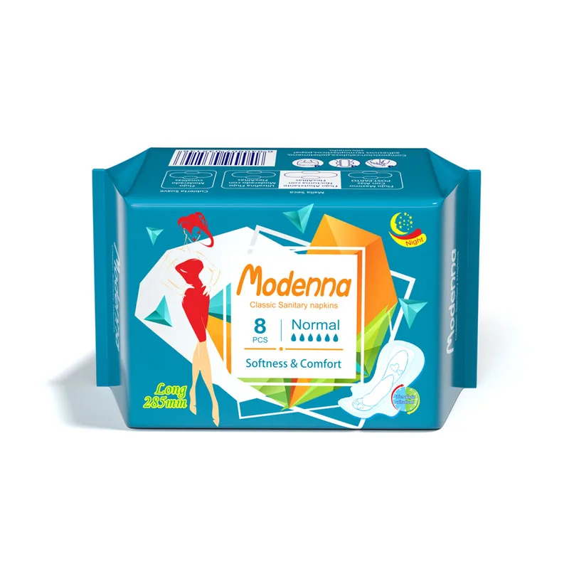 Green Anion Super High Absorption Always Clean Dry Maxi Thick Night Sanitary Napkin