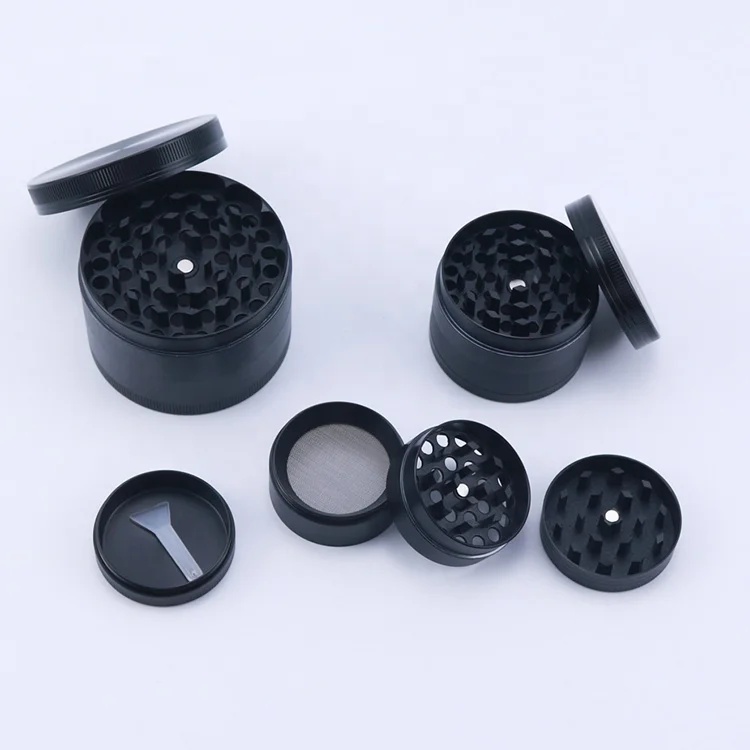 Bulk Wholesale Metal Herb Grinder 1.6in 2in 2.5in Zinc Grinding Machine Shredder Spice Crusher Herb Smoking Grinders