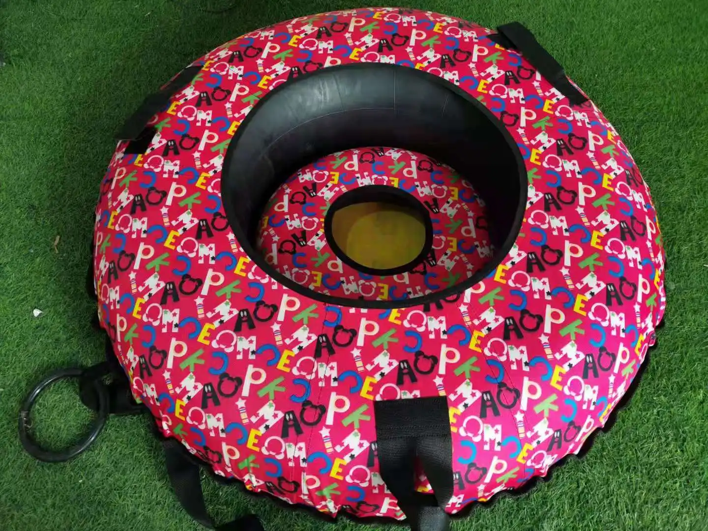 Winter Inflatable Snow Tube Pvc Material Outdoor Entertainment Towable Sled With Hard