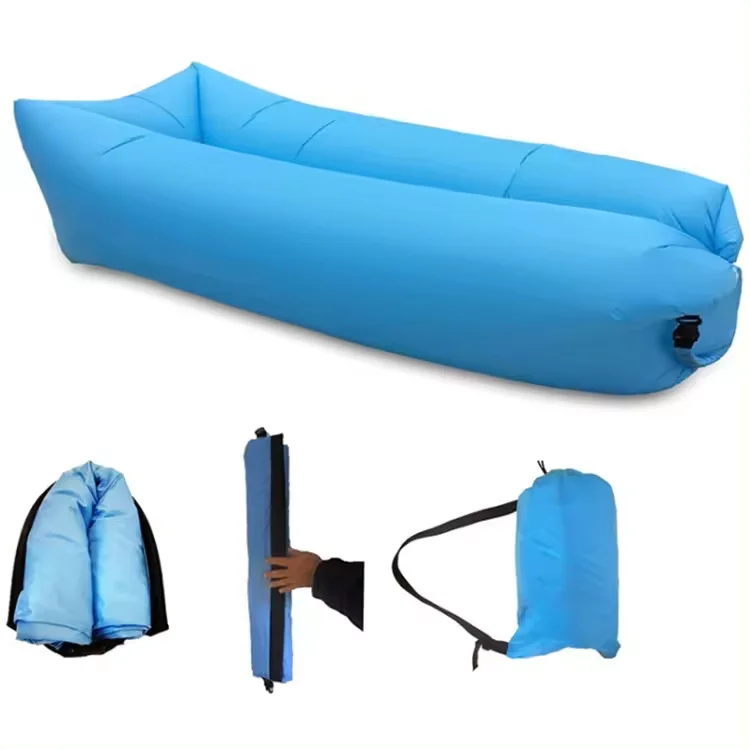 Outdoor waterproof camping accessories hiking fishing travel beach lounge air sofa cheap bed Inflatable sofa