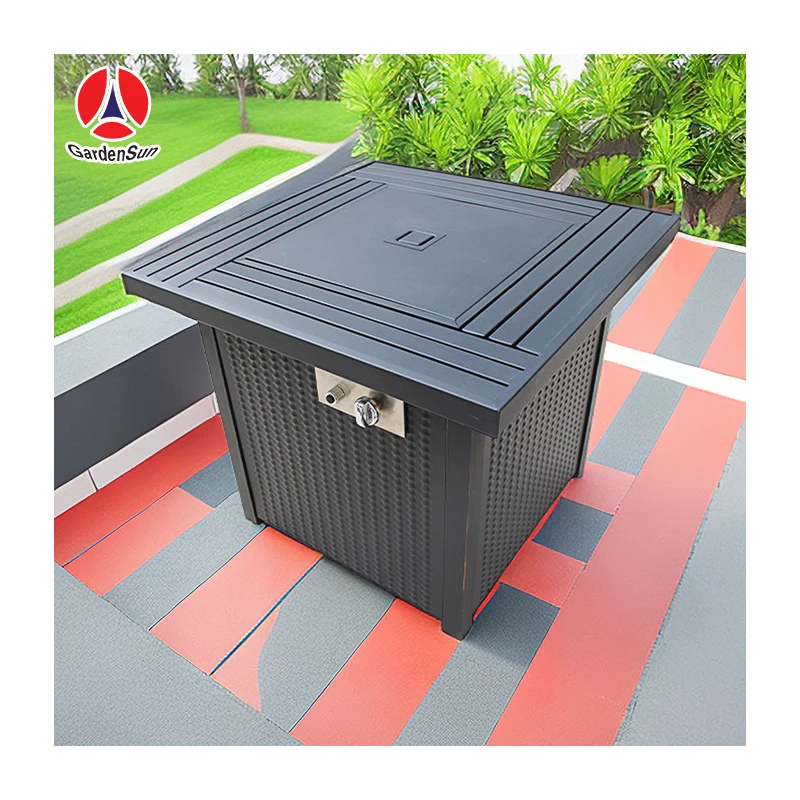 Customized design outdoor gas fire pit table top fire pit table gas patio fire pit table