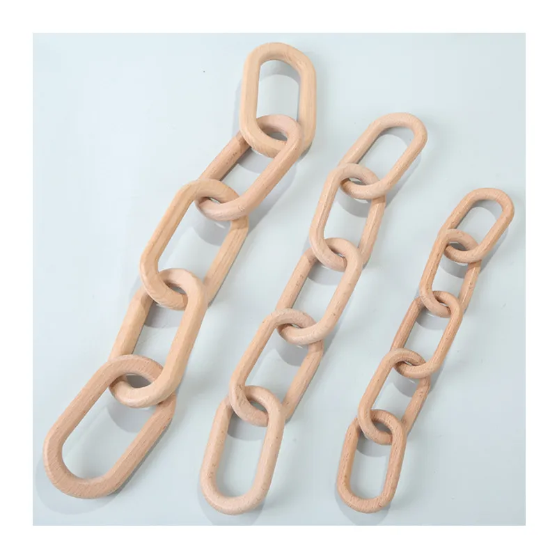 boho hand carved modern farmhouse wooden rustic wood chain link living home decor tiered tray table decoration accessories party