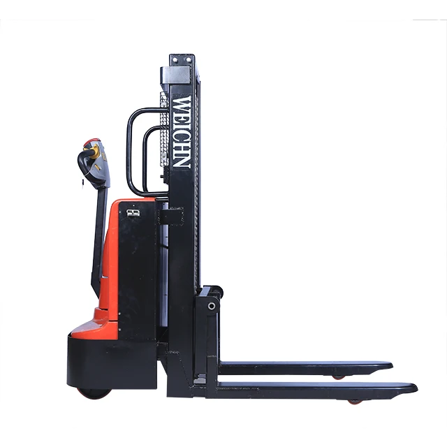Electric Hand Forklift Electric Stacker Truck Walk Behind Pallet Jack Full Electric Pallet Stacker Forklift