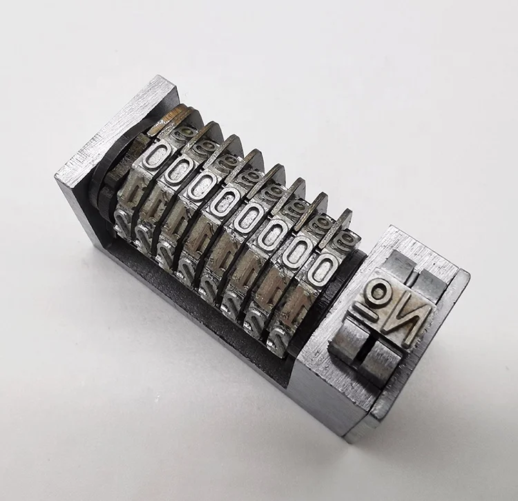 Самоклеящаяся 4X8 cicero 6 цифр типографская печатная машина