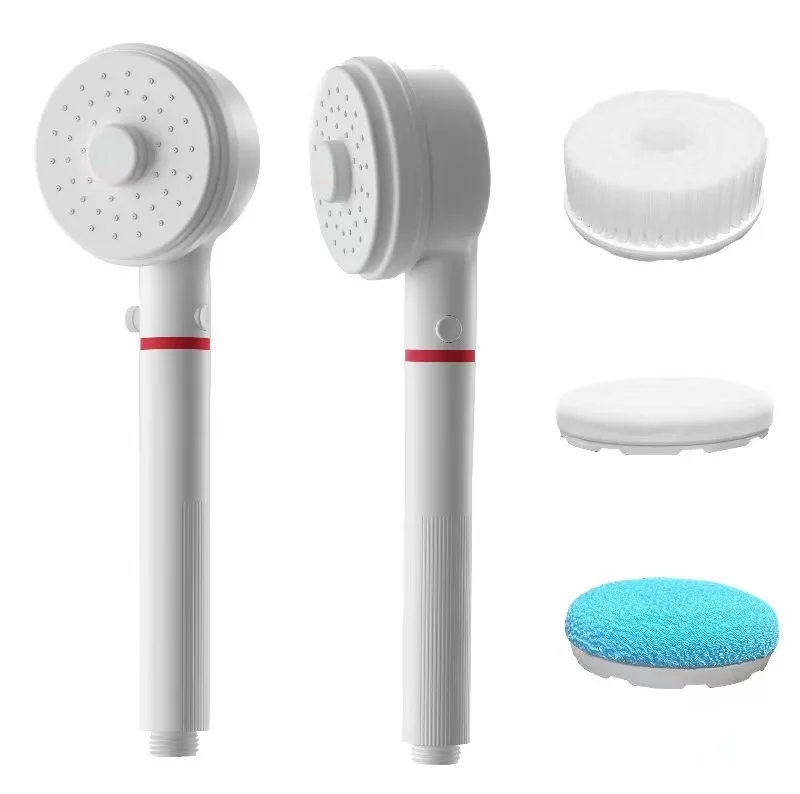 3 Heads Replacement Spin Brush Heads Electric Back Shower Head Scrubber set Exfoliating Deep Cleansing Electric Body Bath Brush