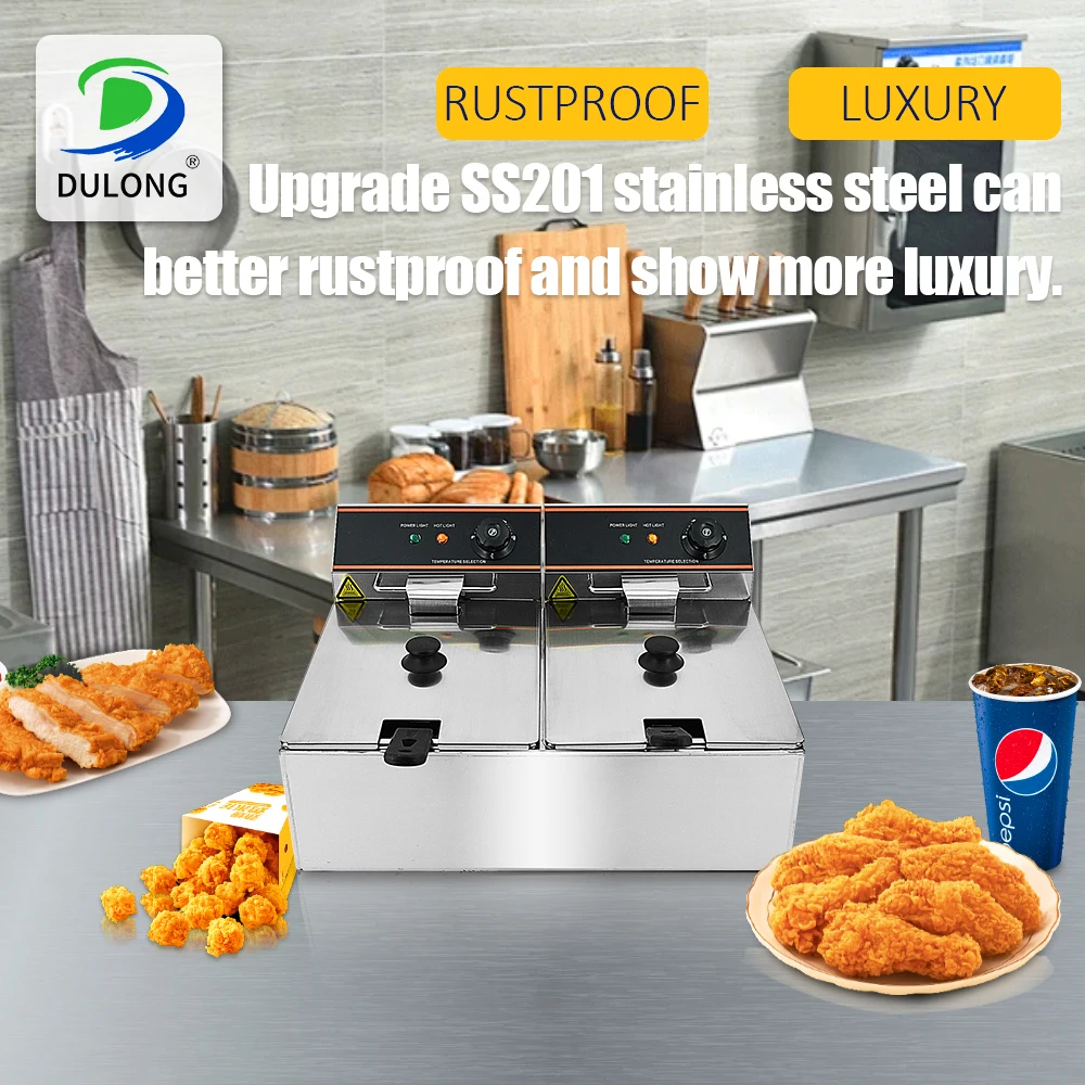 Hot Selling Stainless Steel Electric Deep Fryers Commercial Electric Fryer for Restaurant /Hotel Kitchen