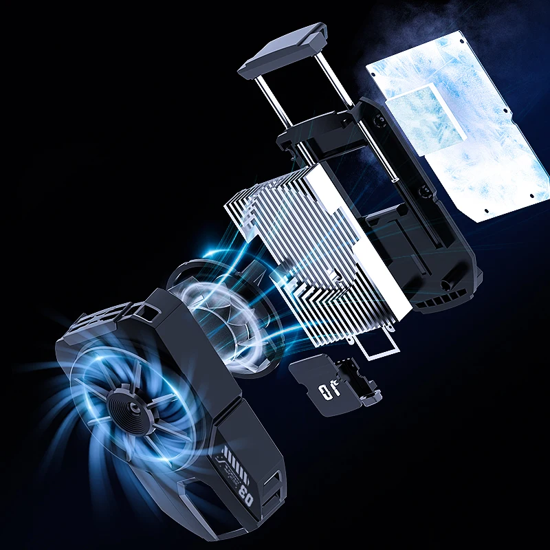 2022 New Arrival MEMO DLA3 RGB Fun Cooler For Phone PUBG Phone Cooler