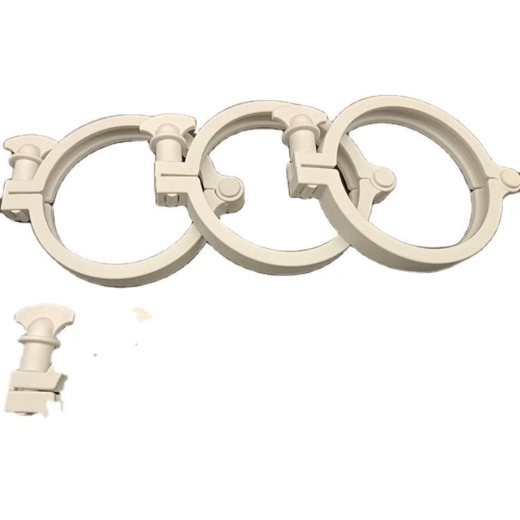 Professional standard PA66 plastic medical sanitary clamp nylon tc clamp