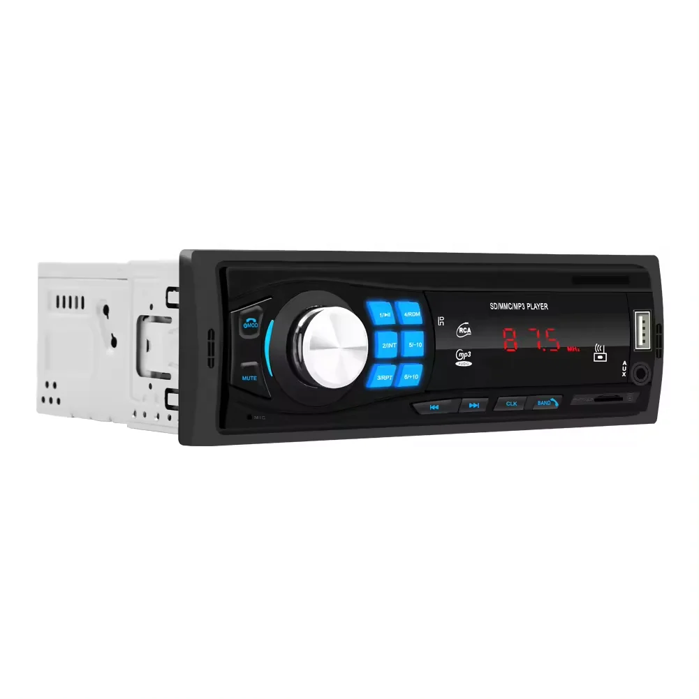 Model 8013 Car Radio Stereo Receiver Car Audio Automotive Radio SD USB Bluetooth Fm Transmitter Multimedia 1 Din Car Mp3 Player