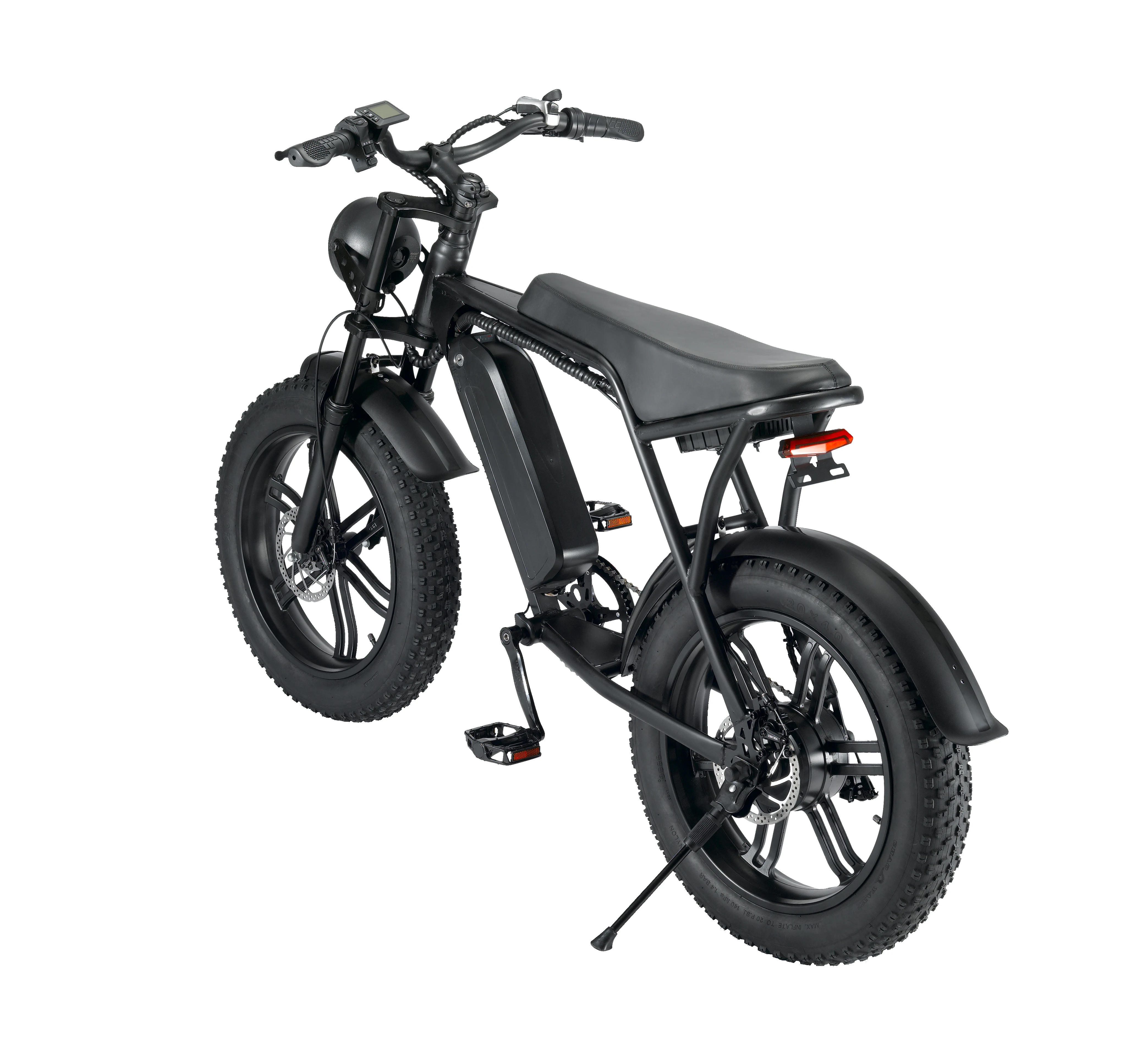 Electric bike ouxi v8  bicycle electric electric scooter wide wheel one seat single ridingrange mile 50km