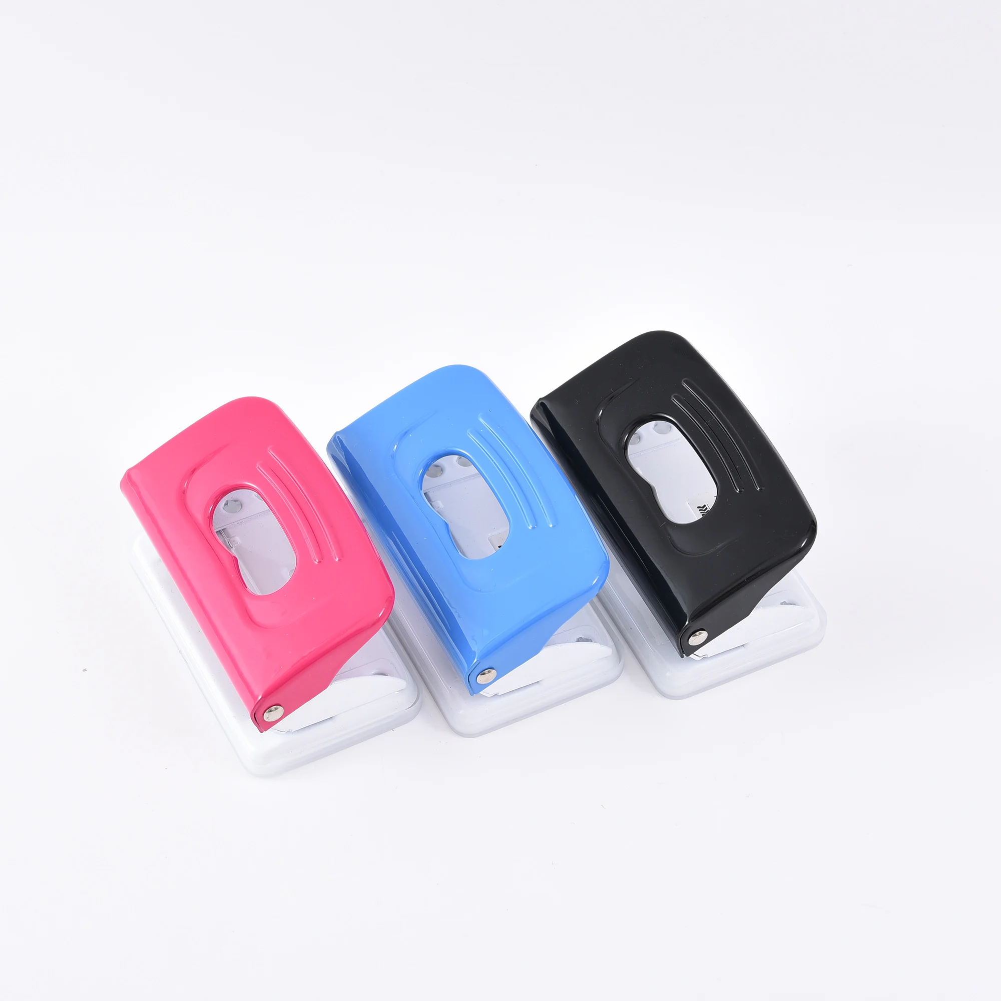 Hot Selling Customized Double Hole Puncher Manual Puncher Labor Saving Puncher School Stationery Plastic Hole Punches