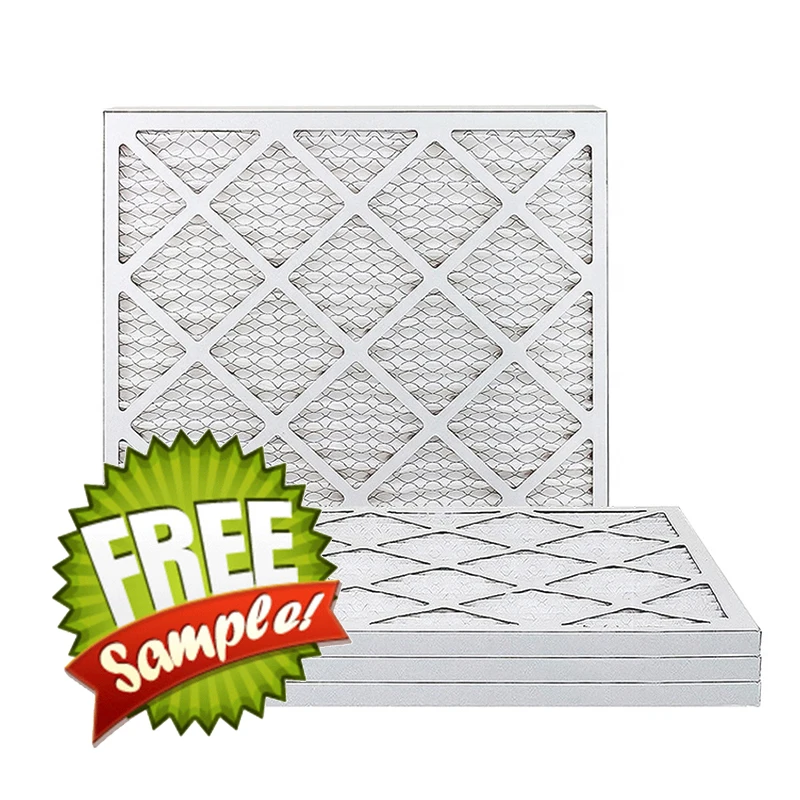 20x20x2inch 20x20x4 Factory Merv 8 Merv 11 Merv 13 MPR 600 1200 1500 1900 Pleated Cardboard Frame Ac Furnace Air Filter