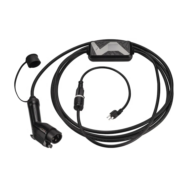 EV зарядный кабель типа 1 для schuko с контроллером 16 А регулируемый