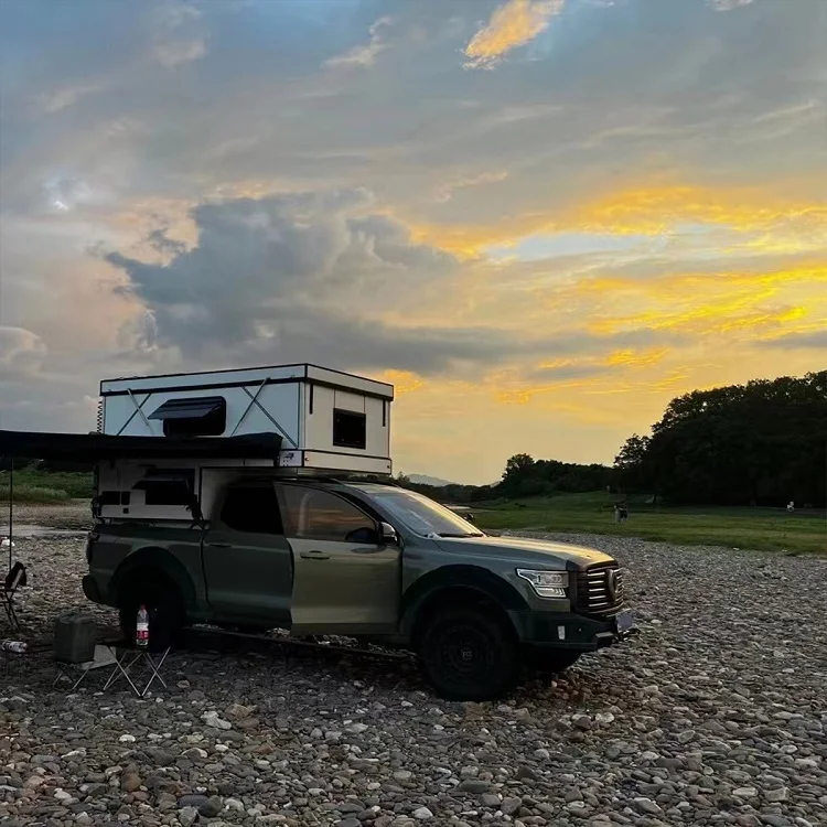 Новый дизайн индивидуальный внедорожник 4x4 по суше Китайский Пикап туристические прицепы с кроватью
