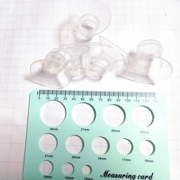 Hot Selling Cheap Custom Breast Pump Accessories Silicone Flanges Insert BPA free 13/15 /17/19/ 21/ 24/mm