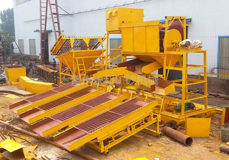 High efficient used processing plant gold washing plant