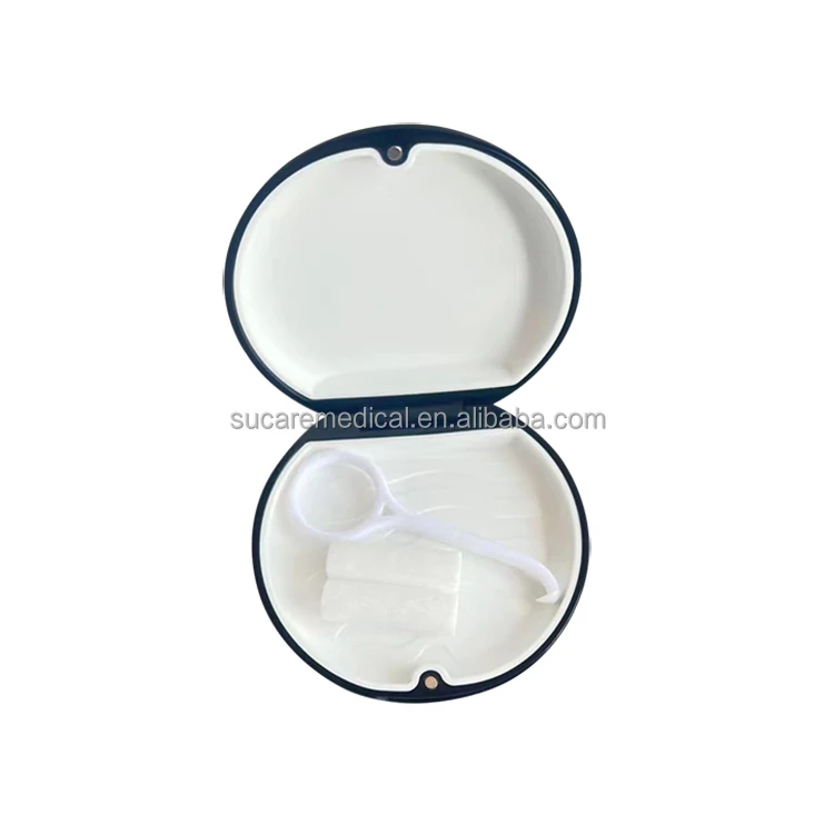 Colorful Dental Clinic Magnetic Lock Orthodontic Invisible Aligner Case with/without Mirror