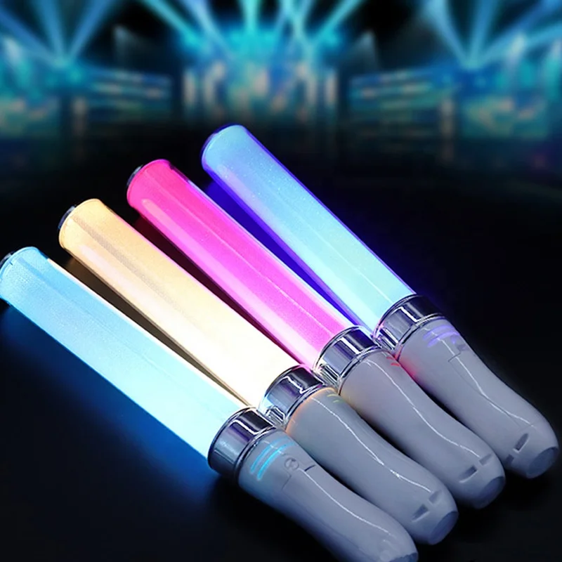 15 RGB colors DMX Control Luminous LED Flashing Light Stick AUDIO Function Field Controlled Glow Stick For Party Concert