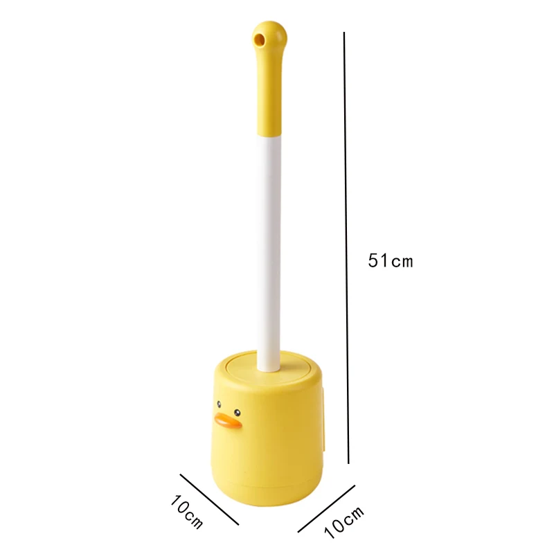 New wall mounted toilet brush with brush holder Cute bathroom toilet cleaning brush