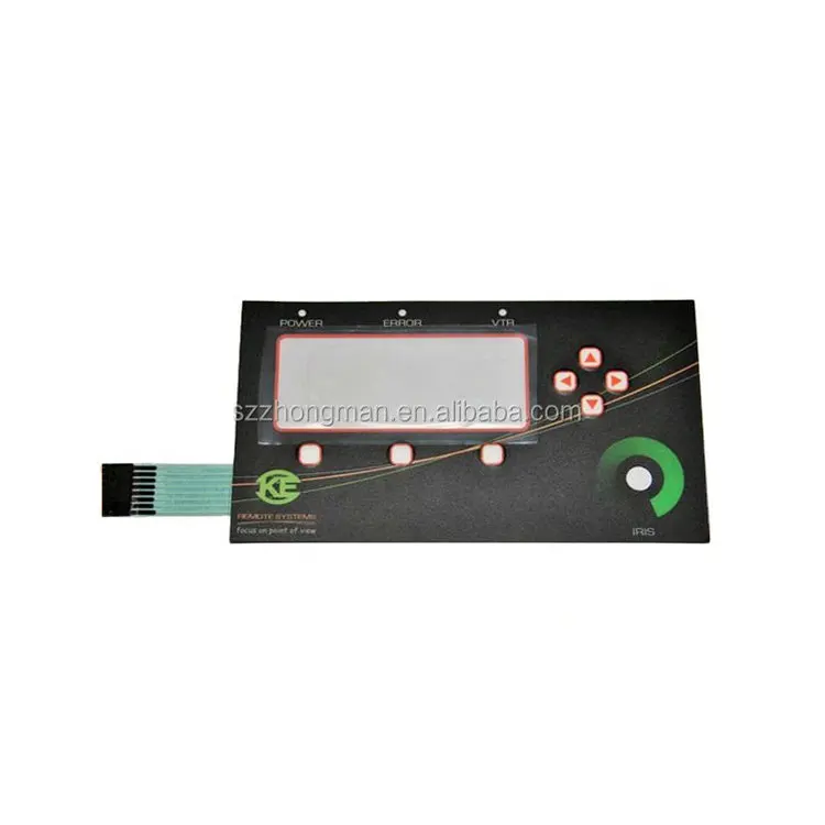 Embossed Membrane Switch Panel with flexible circuit