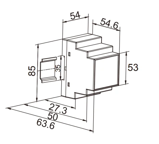 ASJ10-LD1C Din Rail Earth Leakage Fault Protection Relay Residual Current Relay For Electrical Circuit Protection