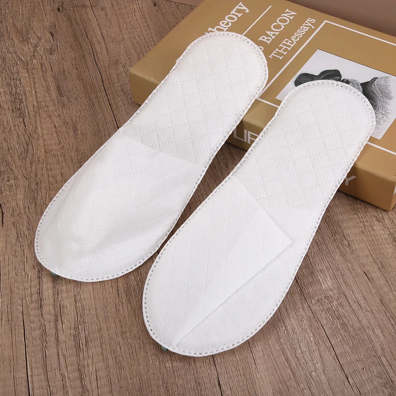 Cheap Degradable Non-slip Nonwoven Disposable Slippers For Hotel Room Guest And Spa